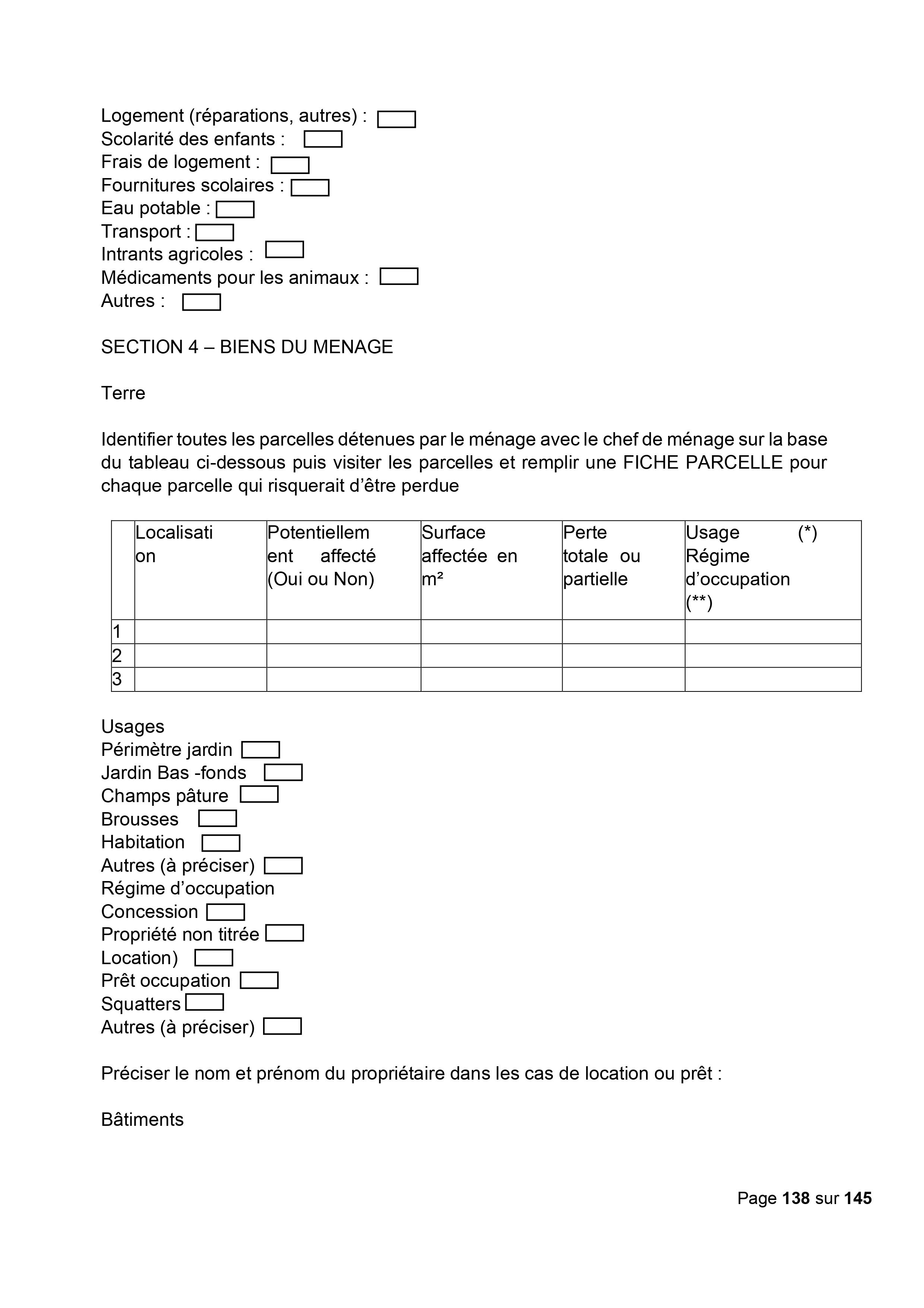 Droits tiers 