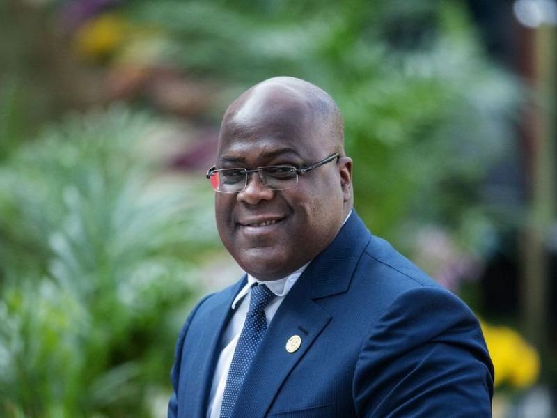 Le chef de l'État Félix Antoine Tshisekedi Tshilombo 