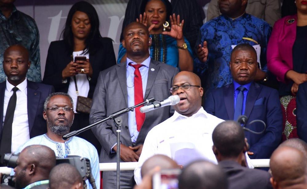 Le chef de l'État Félix Antoine Tshisekedi Tshilombo