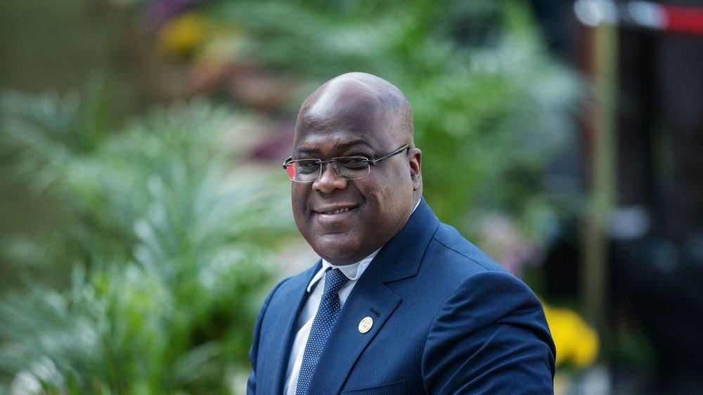 Le chef de l'État Félix Antoine Tshisekedi Tshilombo 