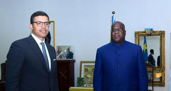 Sindika Dokolo et Félix Tshisekedi