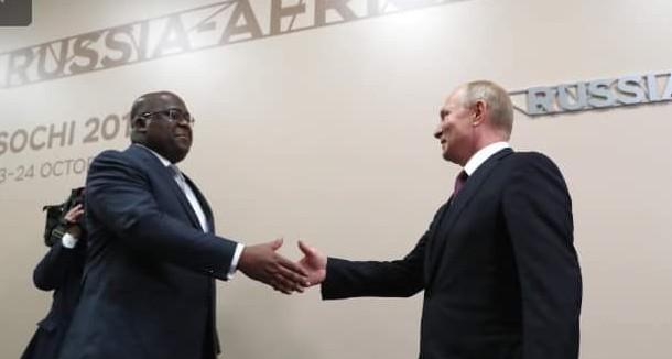 Félix Tshisekedi et Vladimir Poutine