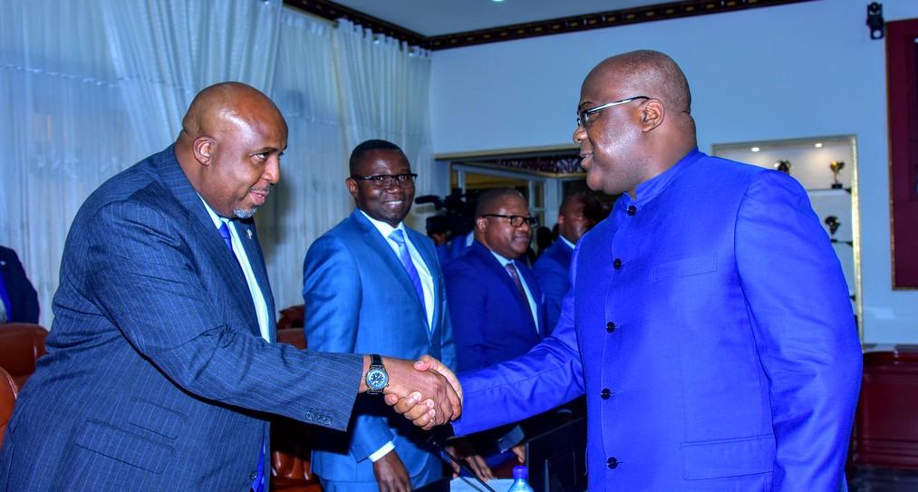 Félix Tshisekedi et Sakombi Molendo
