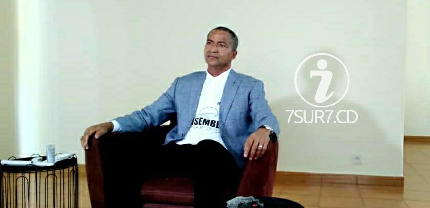 Moïse Katumbi face à la presse à Lubumbashi