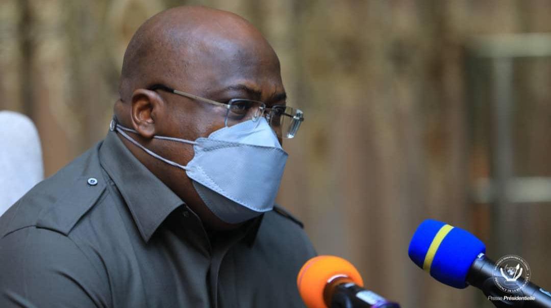 Félix Tshisekedi face aux sénateurs le 5 juin 2021 à Kinshasa 